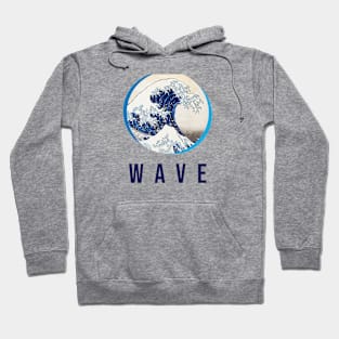 Wave Japanese Style Hoodie